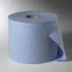 2 Rollen Putzrollen, 2-lagig Ø 29 cm · 38 cm x 22 cm blau 1.000 Abrisse, Hülse Ø 7 cm
